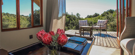Bukela Game Lodge Luxury Suite Deck View